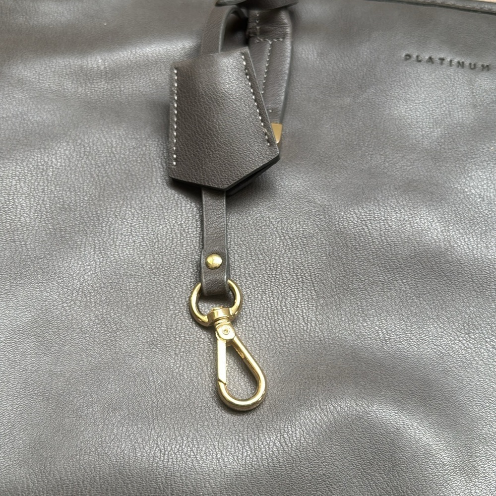 Platinum Gray Tote / laptop bag - Picture 3 of 13